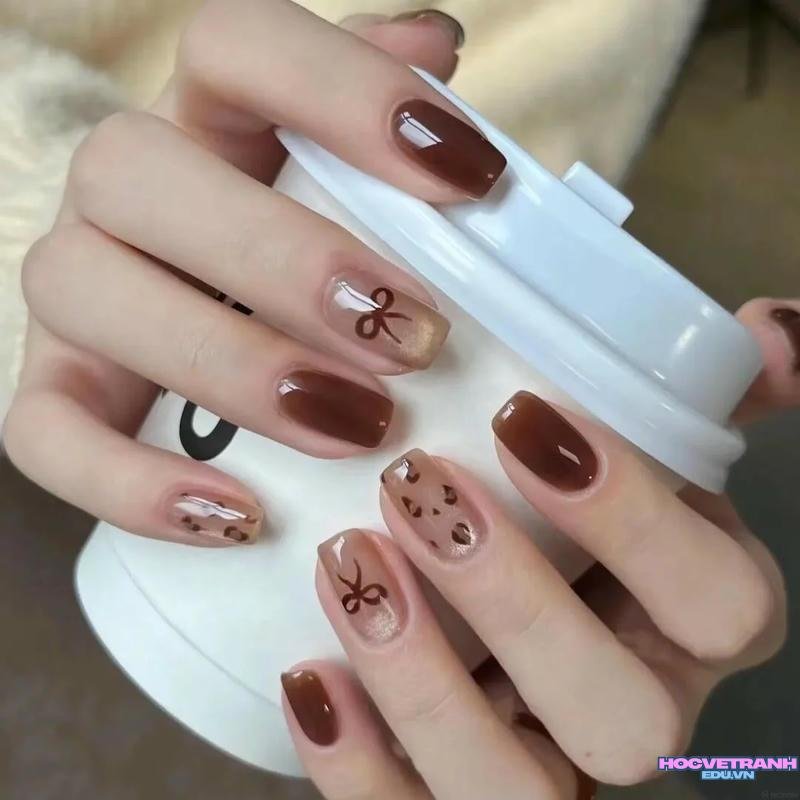 Khám phá ảnh nail hợp mệnh thổ thu hút