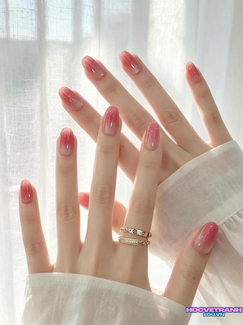 Khám phá ảnh nail màu hồng đẹp
