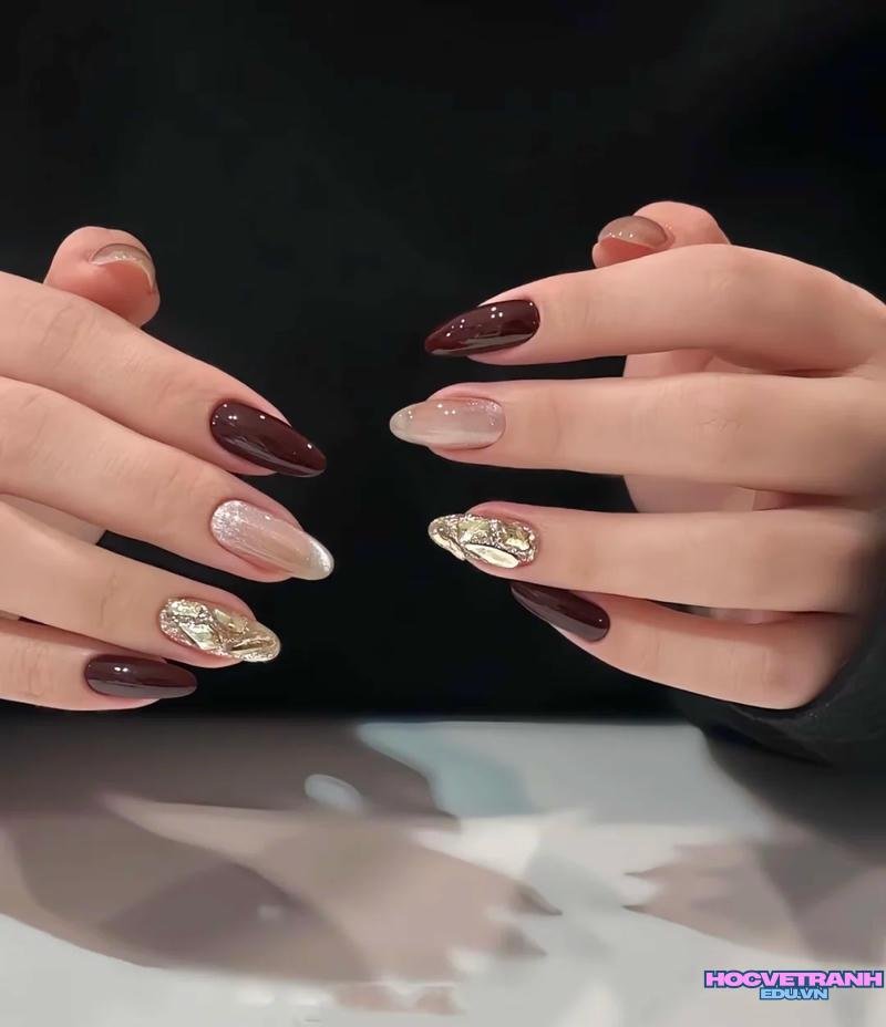Khám phá ảnh nail mùa thu đẹp