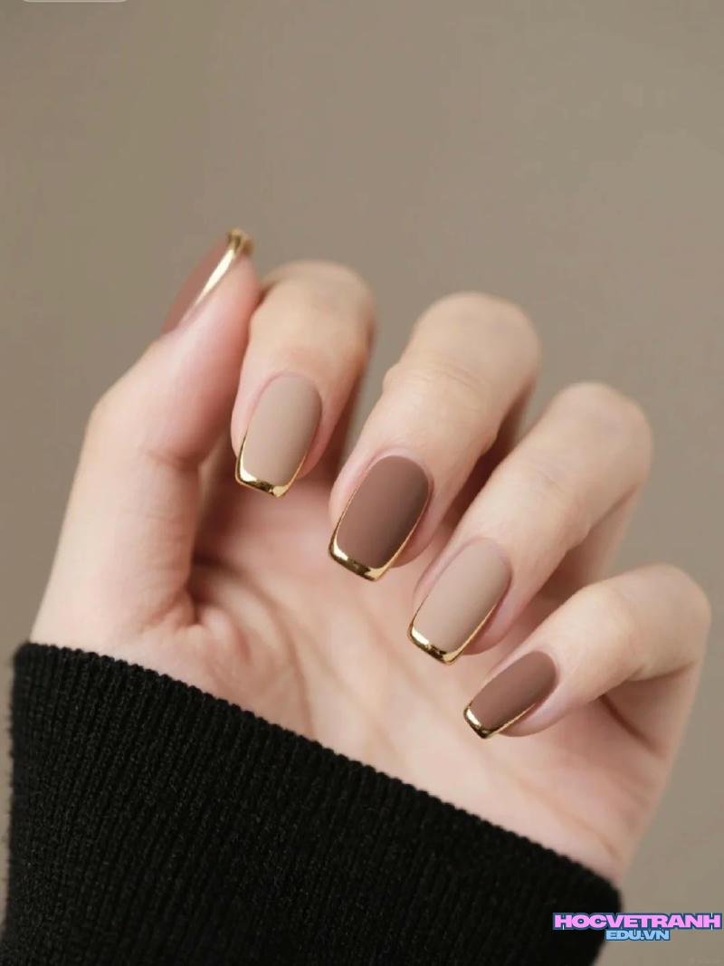 Khám phá ảnh nail nhám thu hút