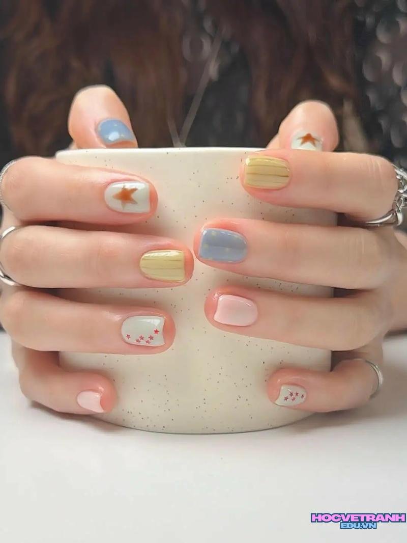 Khám phá ảnh nail pastel sắc nét