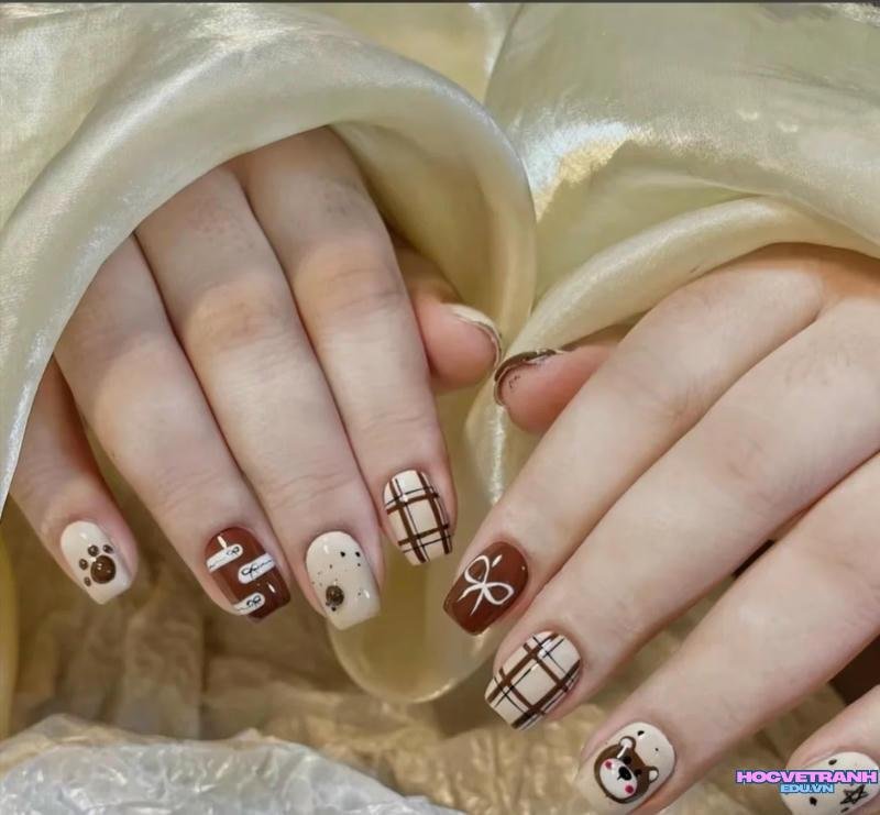Khám phá ảnh nail vẽ độc đáo