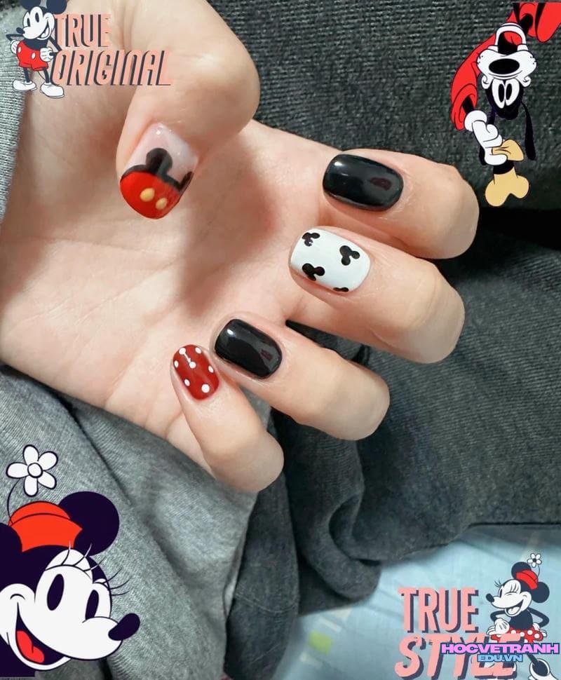Khám phá kho ảnh nail chuột mickey cực đẹp