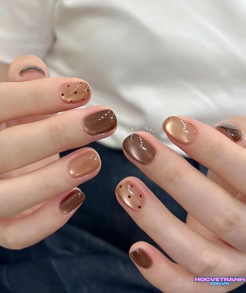 Khám phá kho ảnh nail hợp mệnh thổ cuốn hút