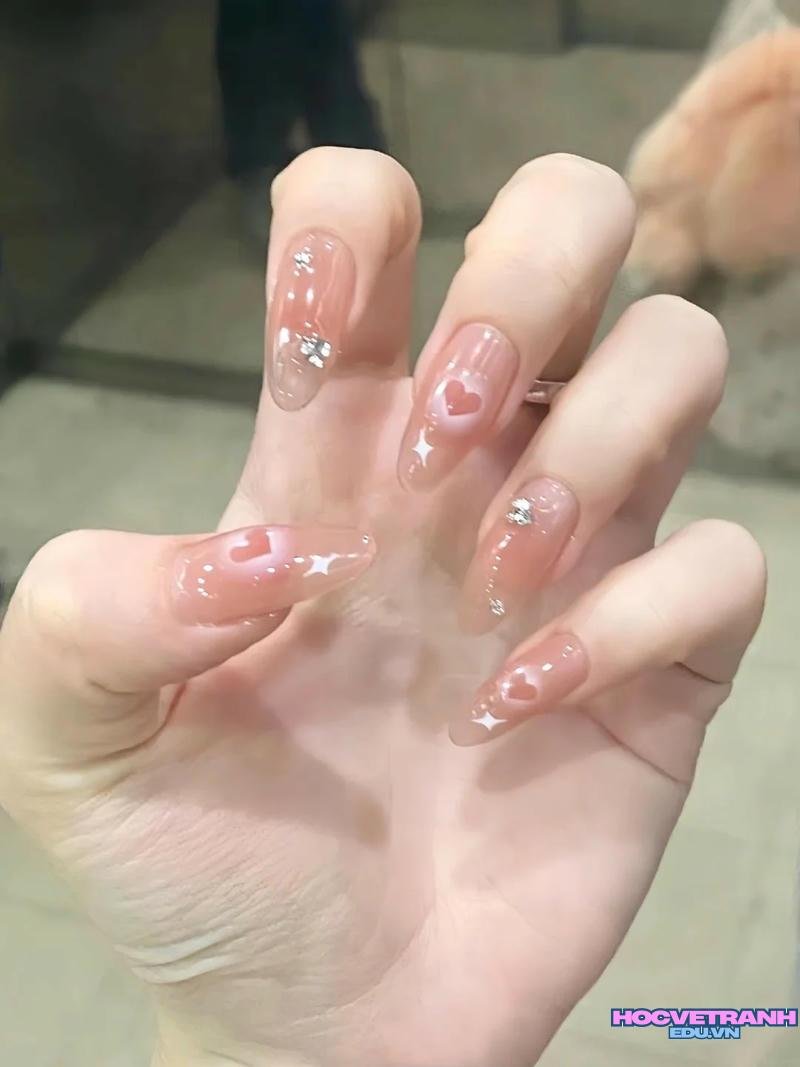 Khám phá kho ảnh nail móng nhọn tròn cực đẹp