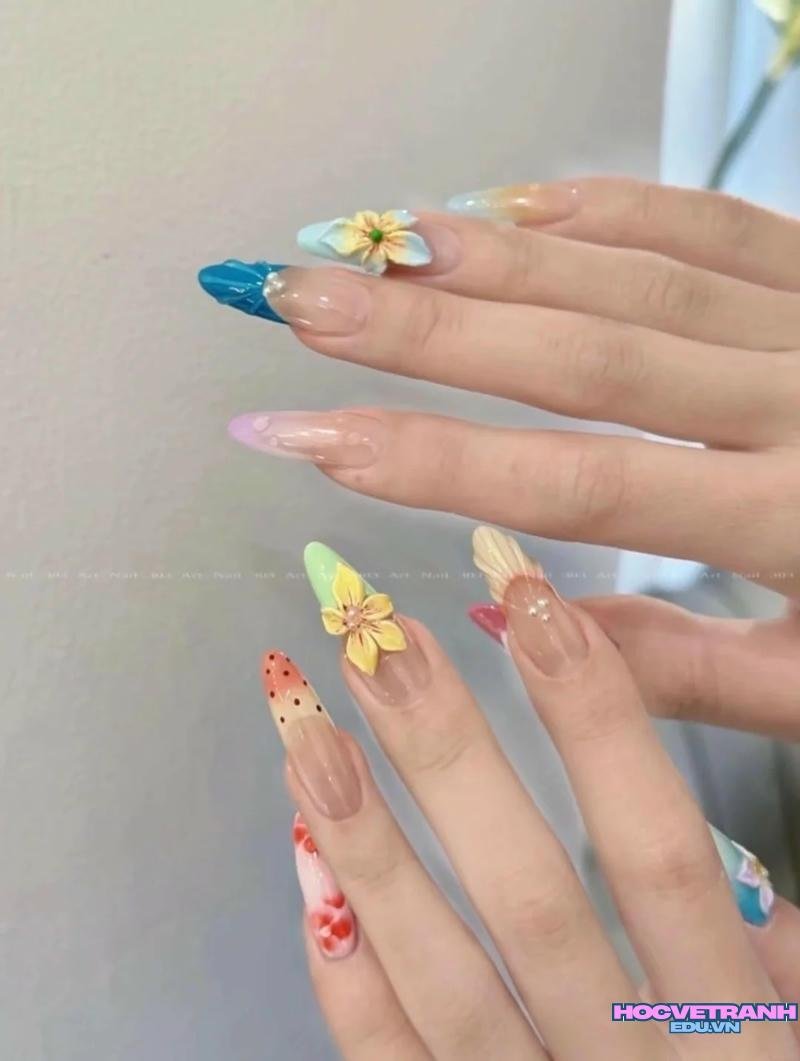 Khám phá kho ảnh nail mùa hè cuốn hút