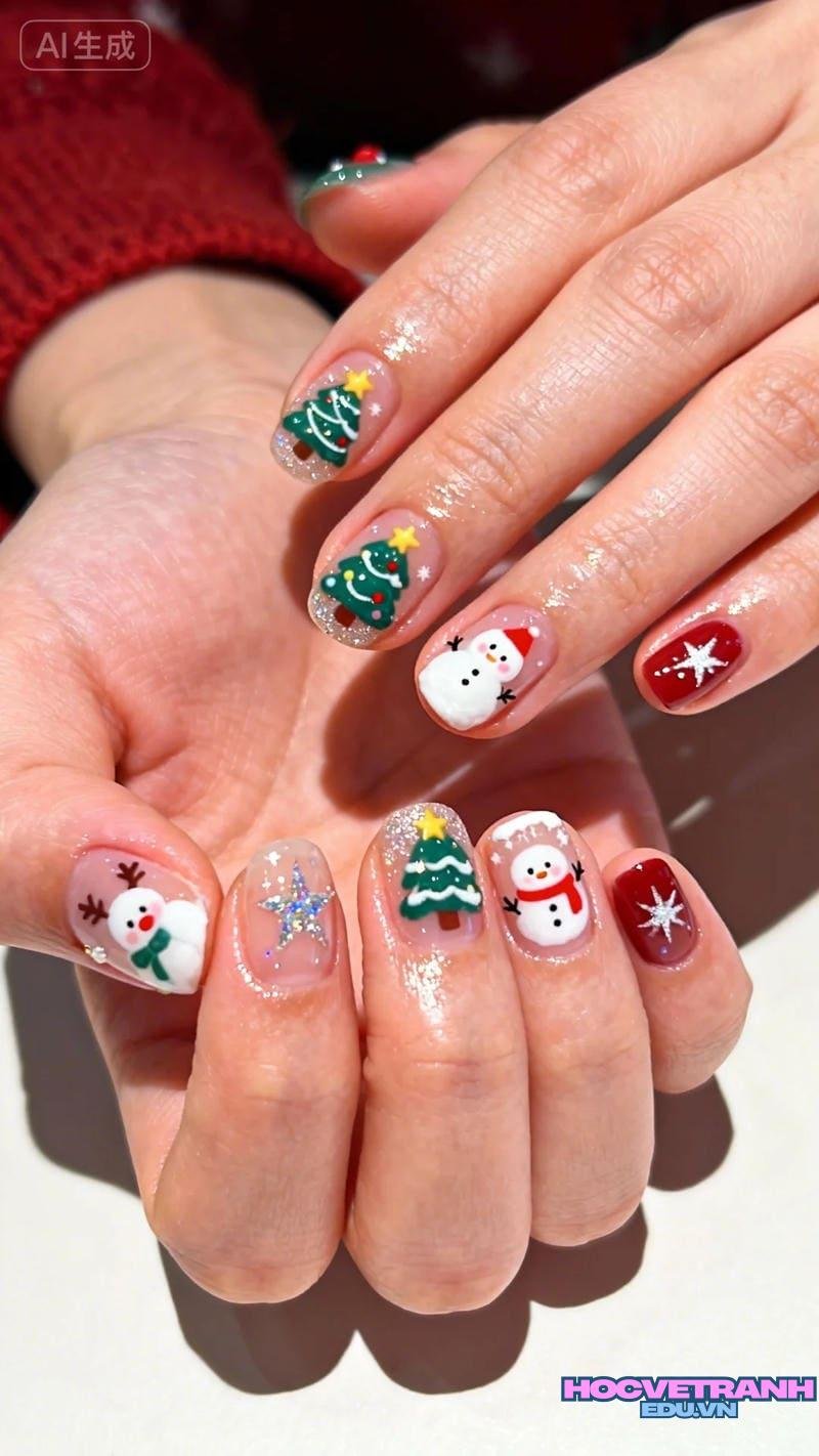 Khám phá kho ảnh nail noel cực đẹp
