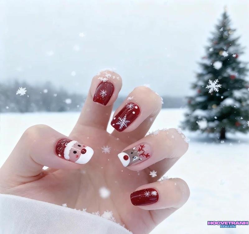 Khám phá kho ảnh nail noel cuốn hút