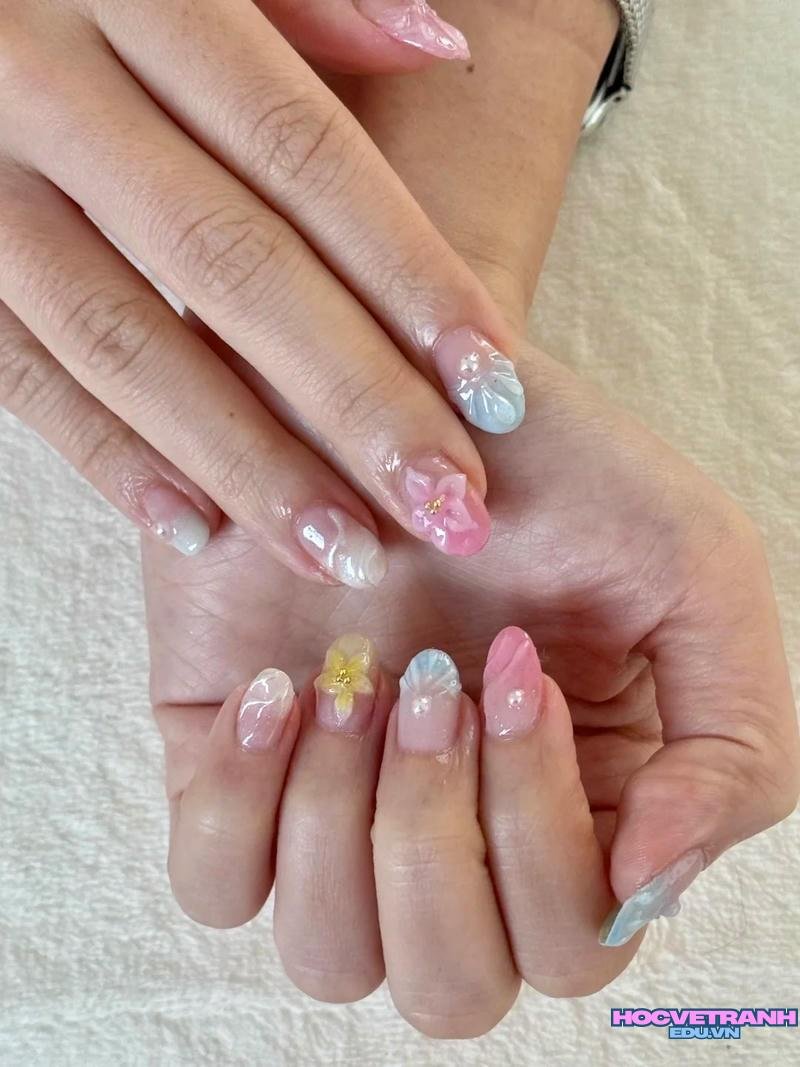 Khám phá kho ảnh nail vỏ sò cực đẹp