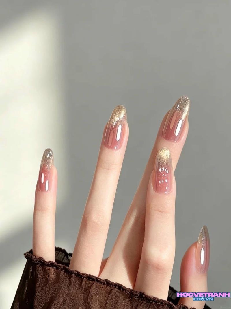 Loạt ảnh nail nhũ đẹp