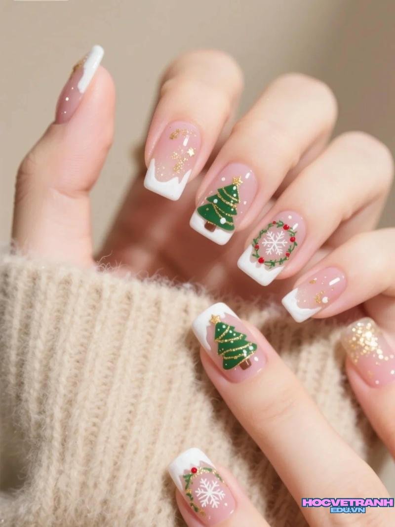 Loạt ảnh nail noel đẹp