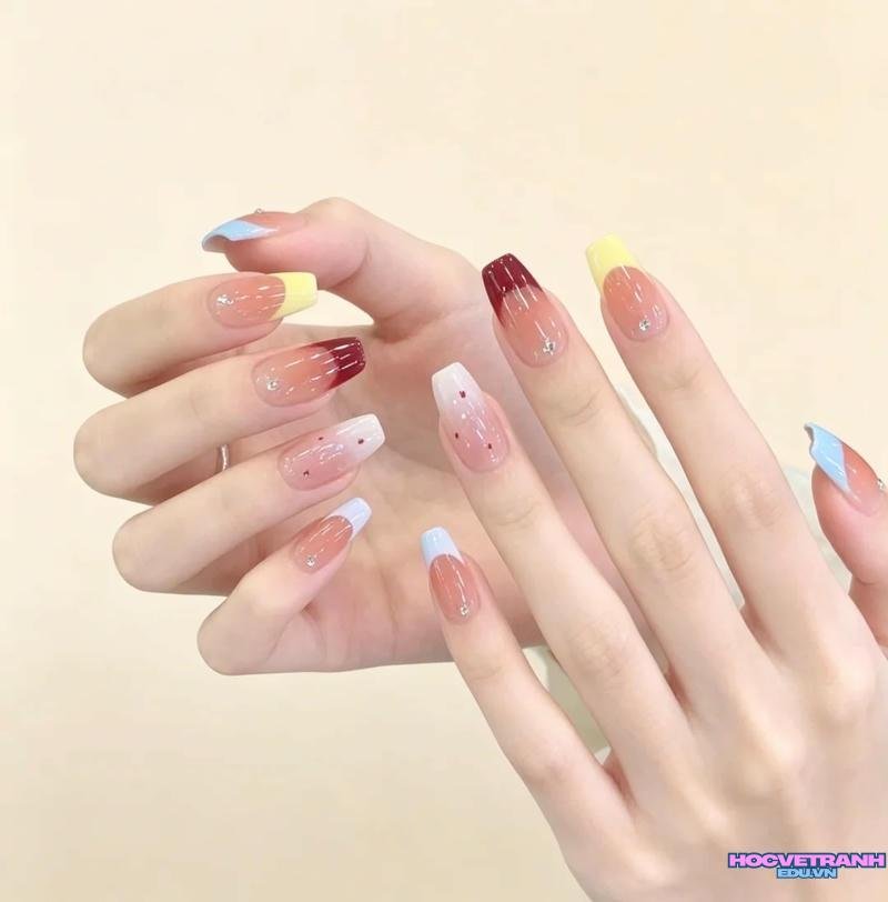 Ngắm ảnh nail mùa hè mới
