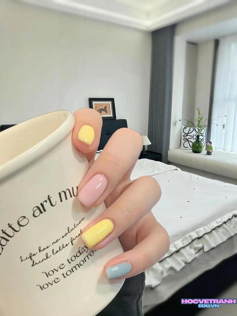 Ngắm ảnh nail pastel hot