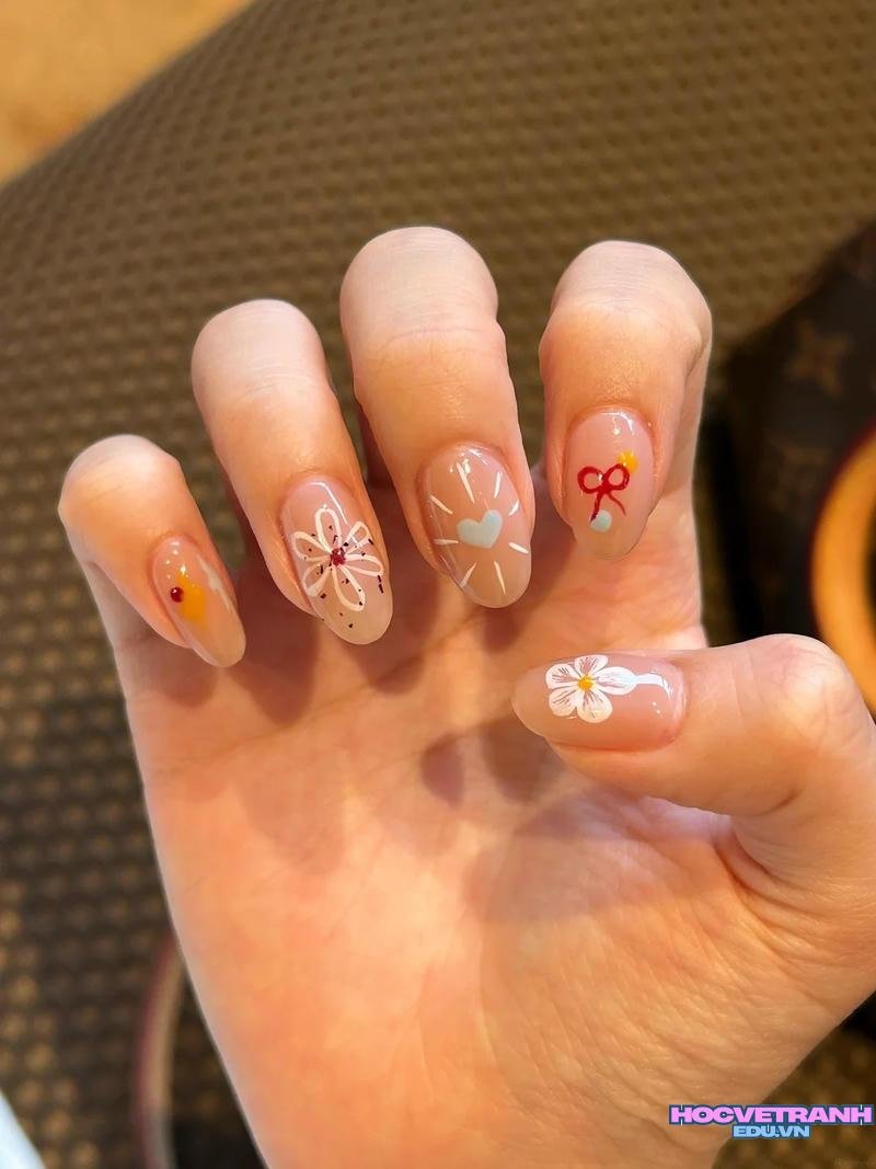 Ngắm ảnh nail vẽ hot