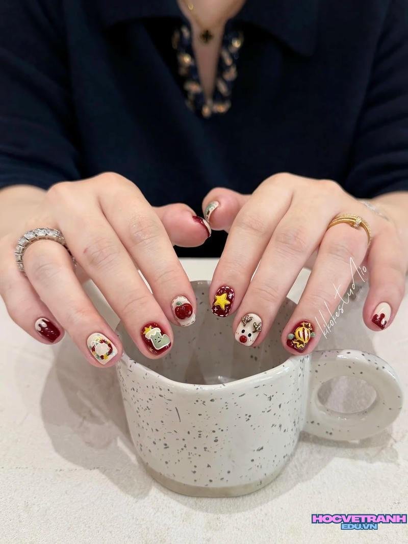 Ngắm bộ ảnh nail noel mới chất lượng cao