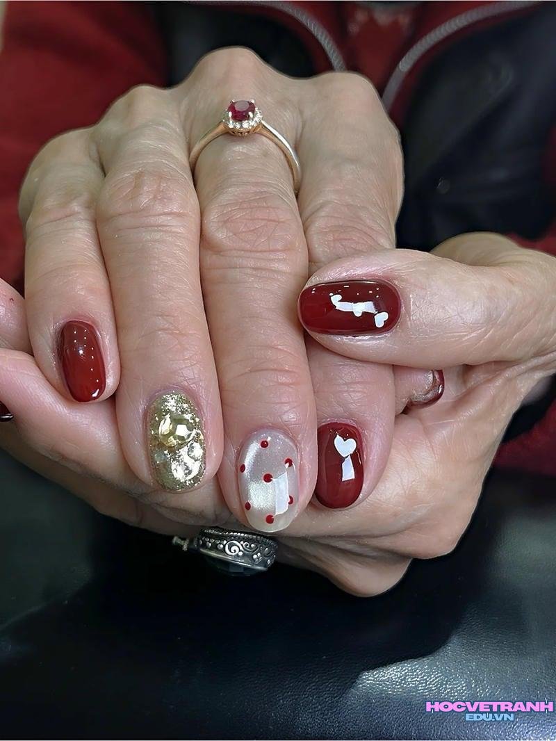Ngắm bộ ảnh nail trung niên mới chất lượng cao