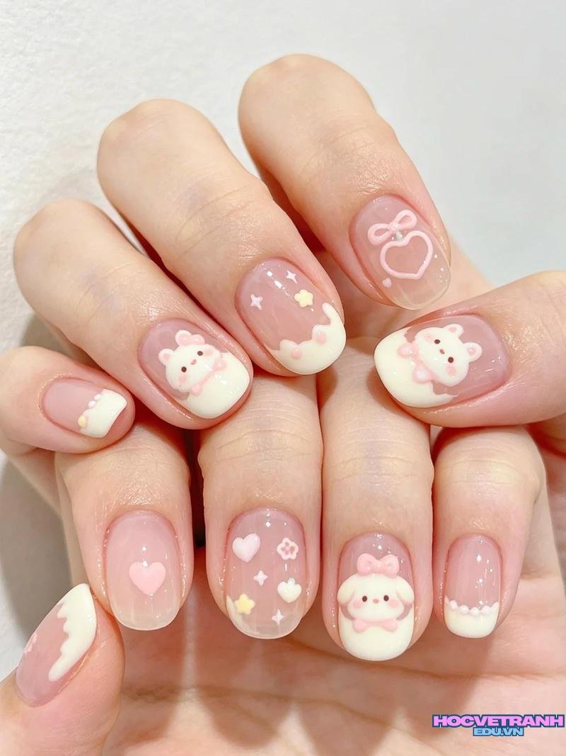 Ngắm bộ ảnh nail vẽ mới chất lượng cao