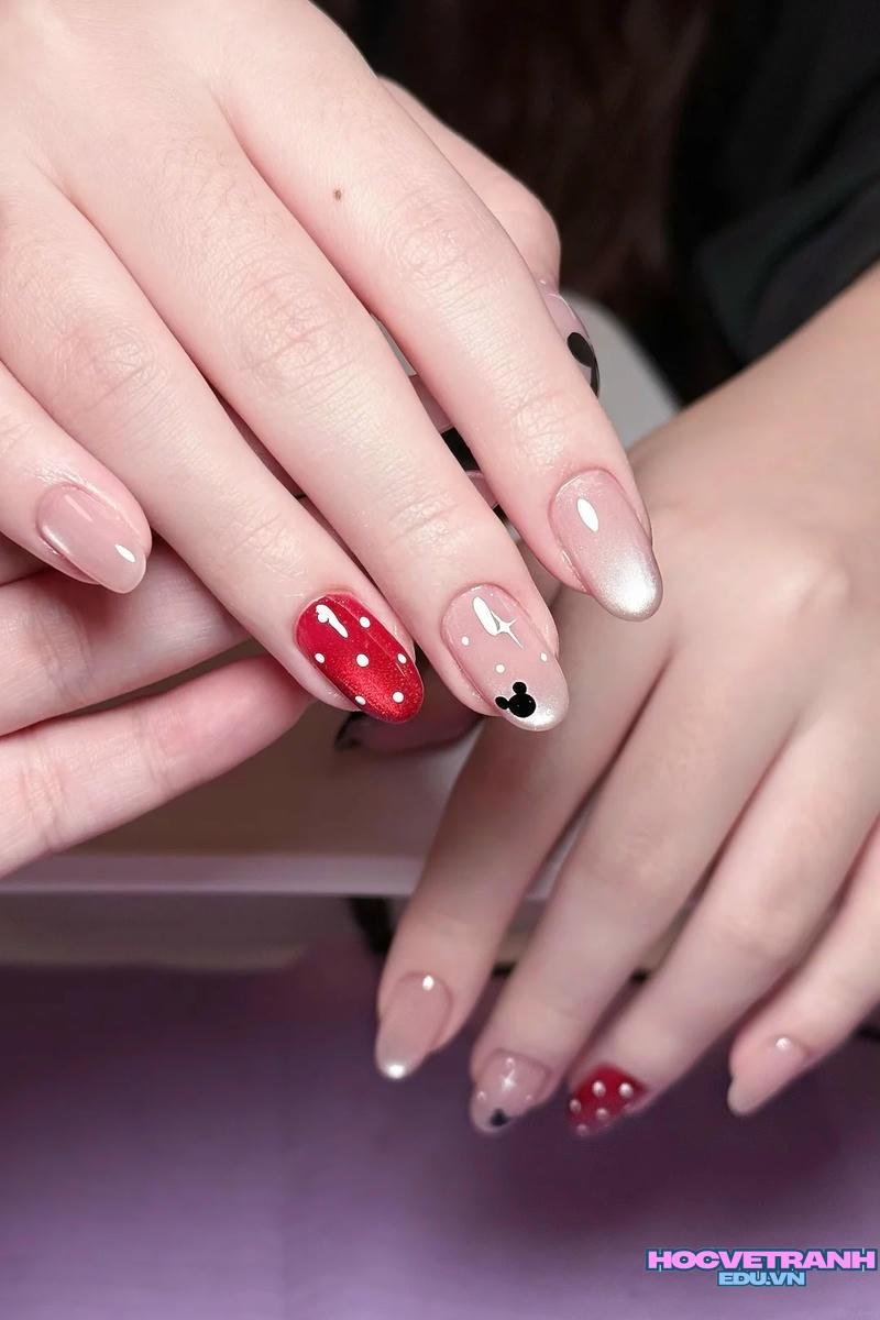 Tải ảnh nail chuột mickey mới nhất