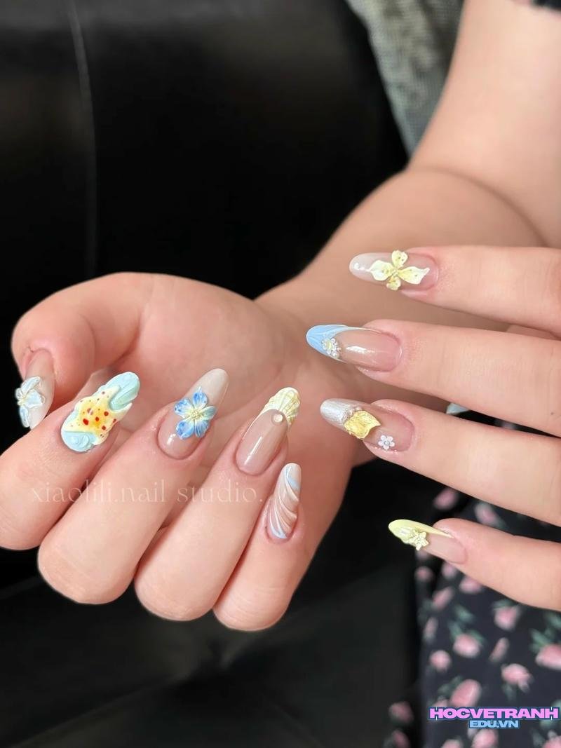 Tải ảnh nail đi biển mới nhất