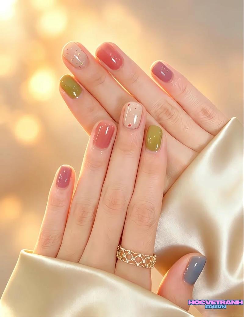 Tải về ảnh nail nhiều màu miễn phí