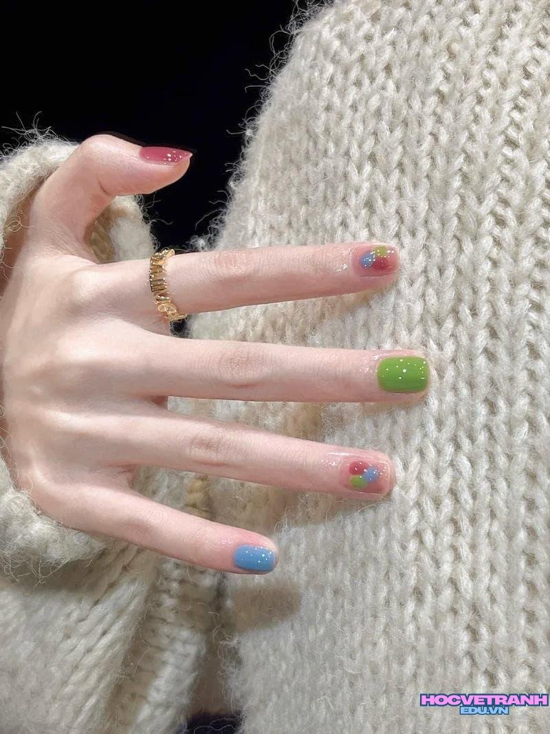 Tải về ảnh nail nhiều màu mới