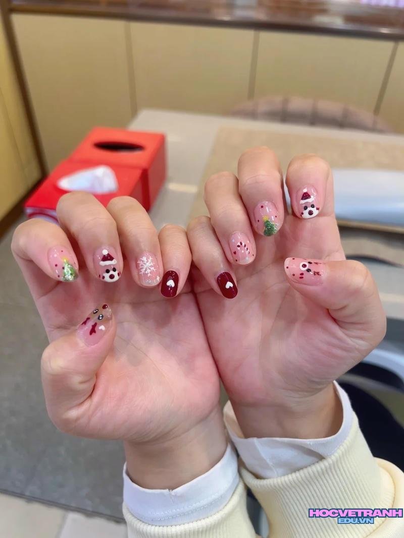 Tải về ảnh nail noel miễn phí