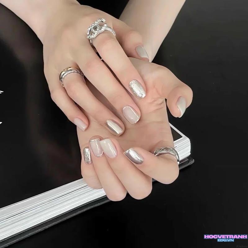 Tổng hợp ảnh nail hợp mệnh kim hot