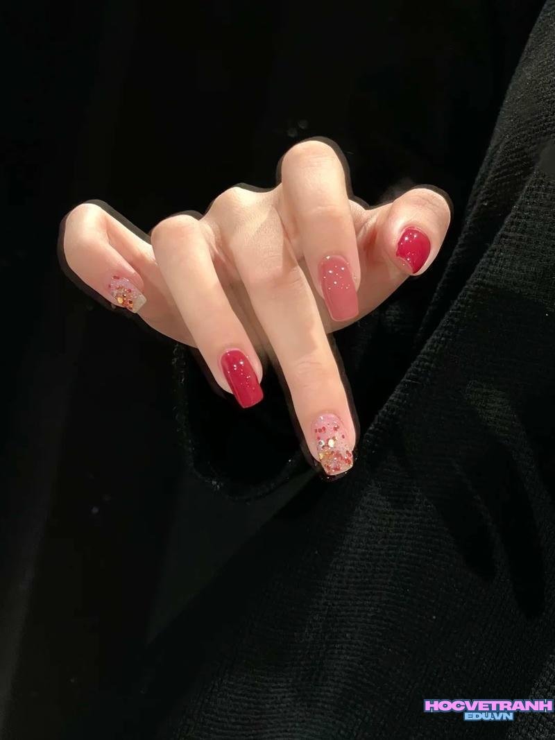 Tổng hợp ảnh nail màu hồng hot