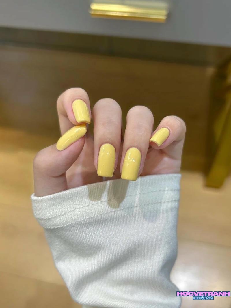 Tổng hợp ảnh nail màu vàng chất lượng nhất