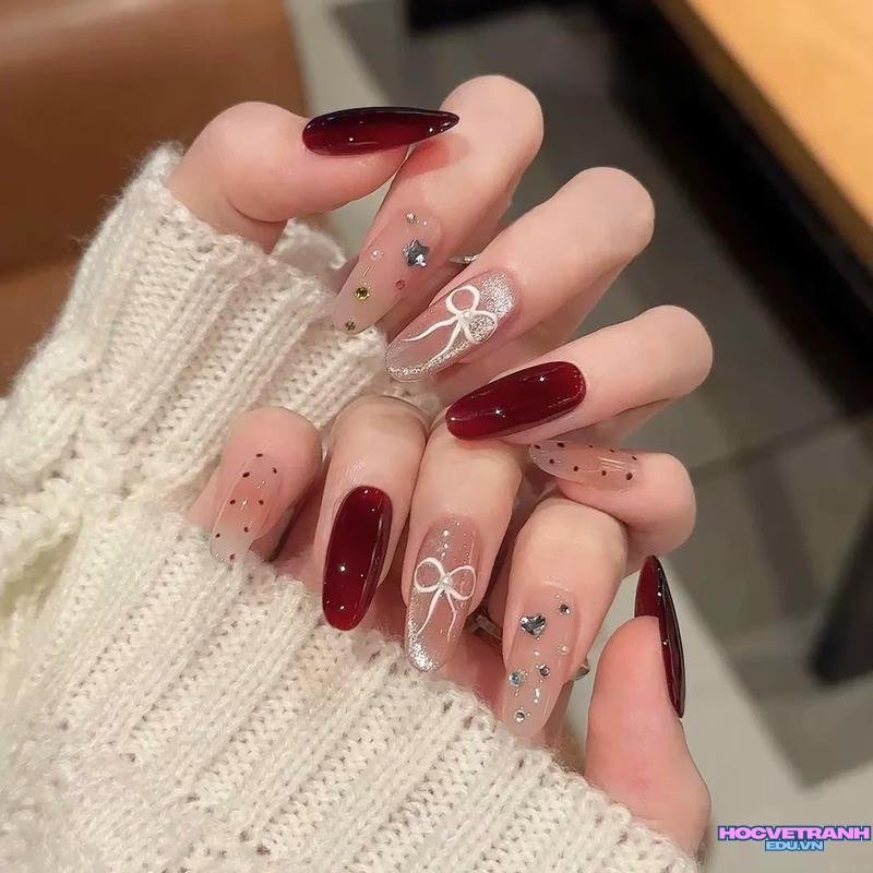 Tổng hợp ảnh nail móng nhọn tròn chất lượng nhất