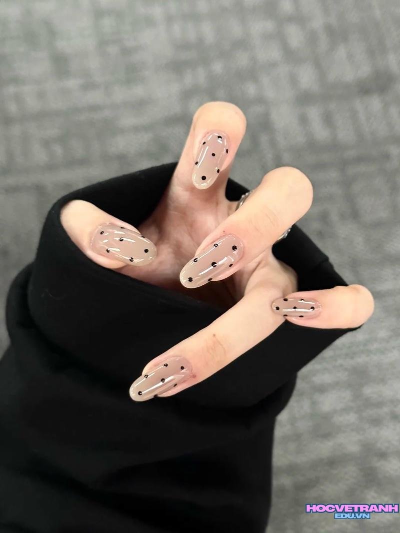 Tổng hợp ảnh nail móng nhọn tròn hot