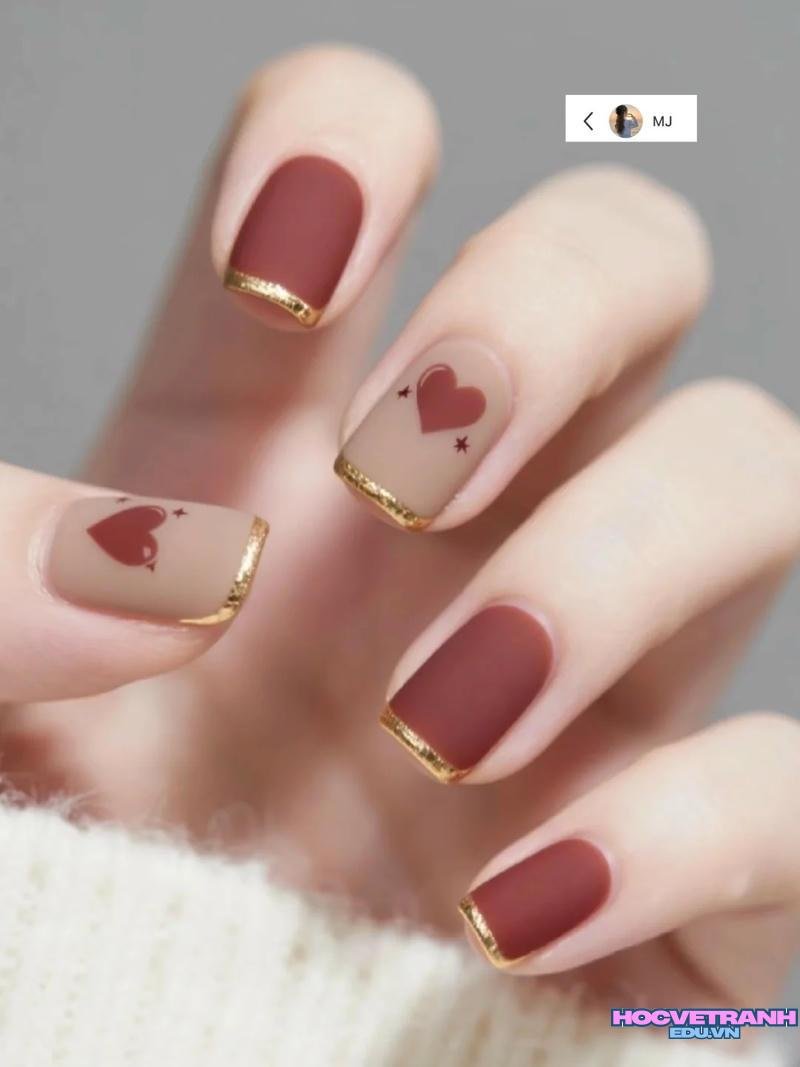 Tổng hợp ảnh nail nhám chất lượng nhất