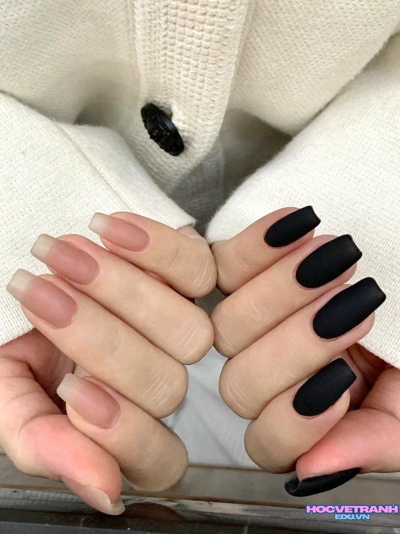 Tổng hợp ảnh nail nhám hot
