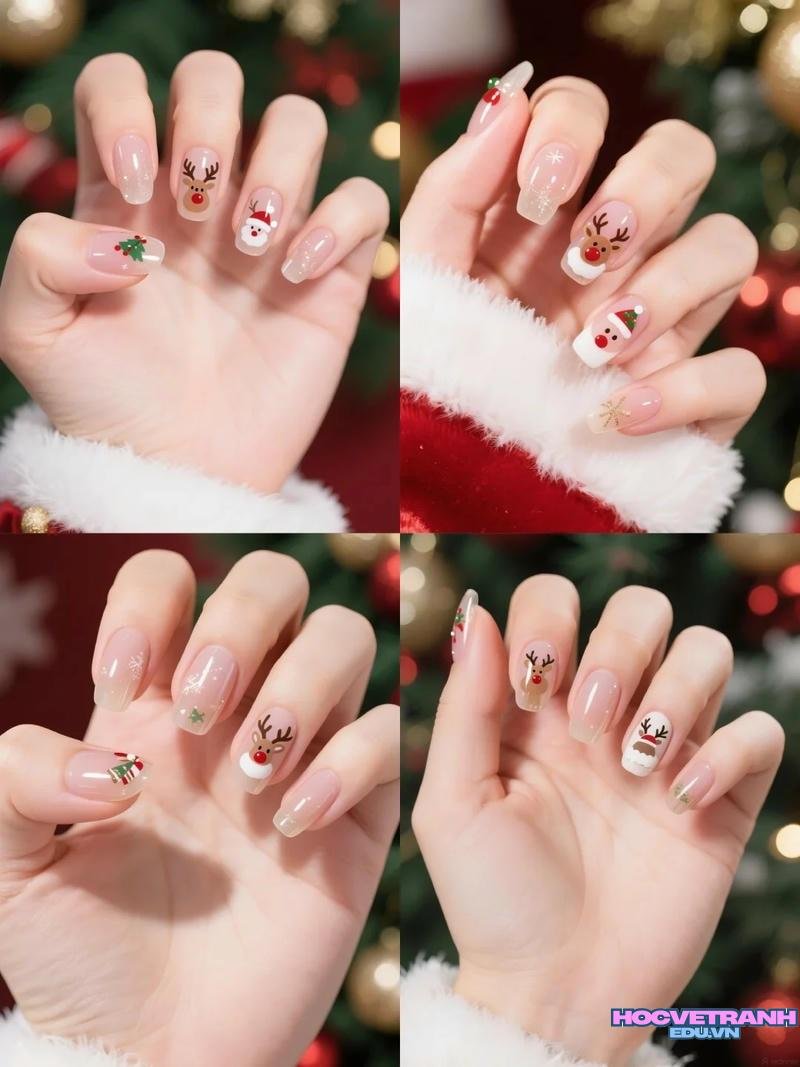 Tổng hợp ảnh nail noel chất lượng nhất