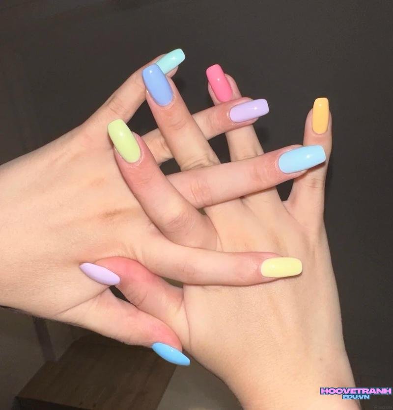 Tổng hợp ảnh nail pastel chất lượng nhất