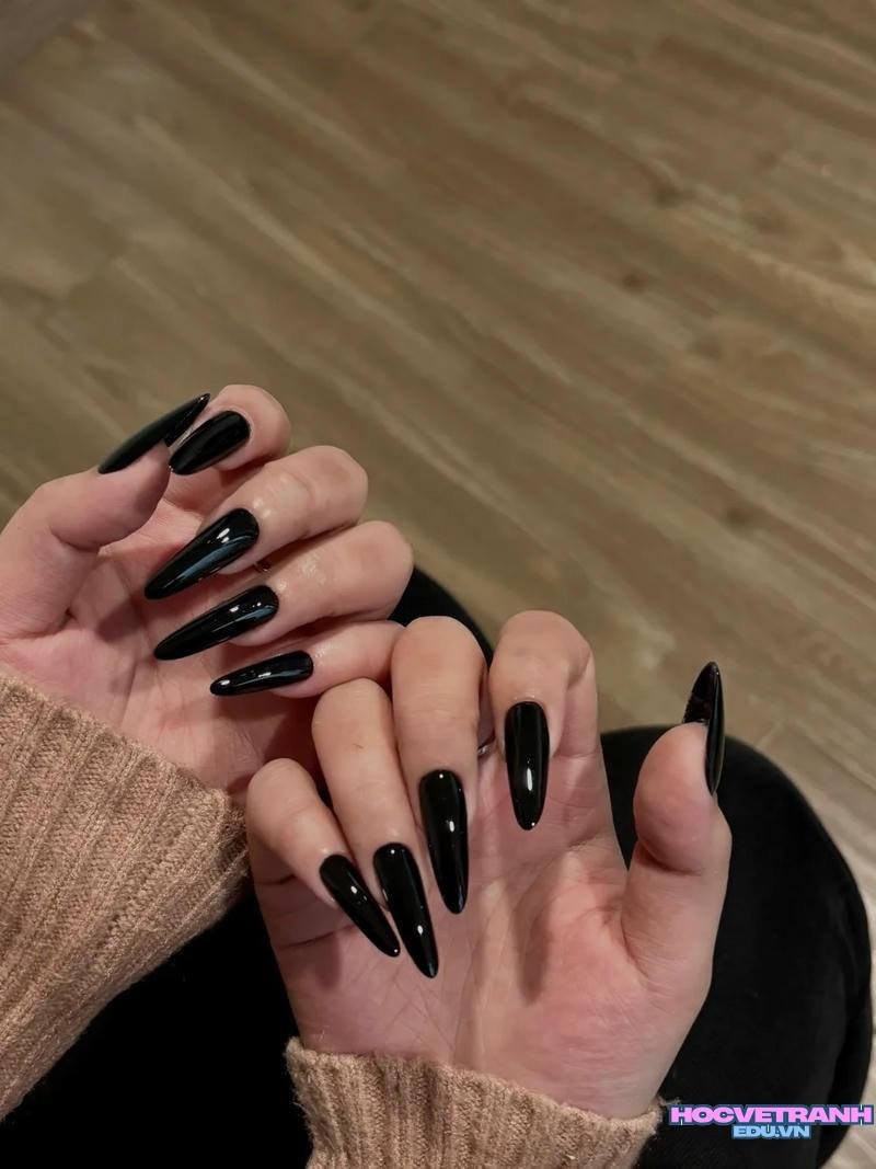 Tổng hợp ảnh nail sơn trơn hot
