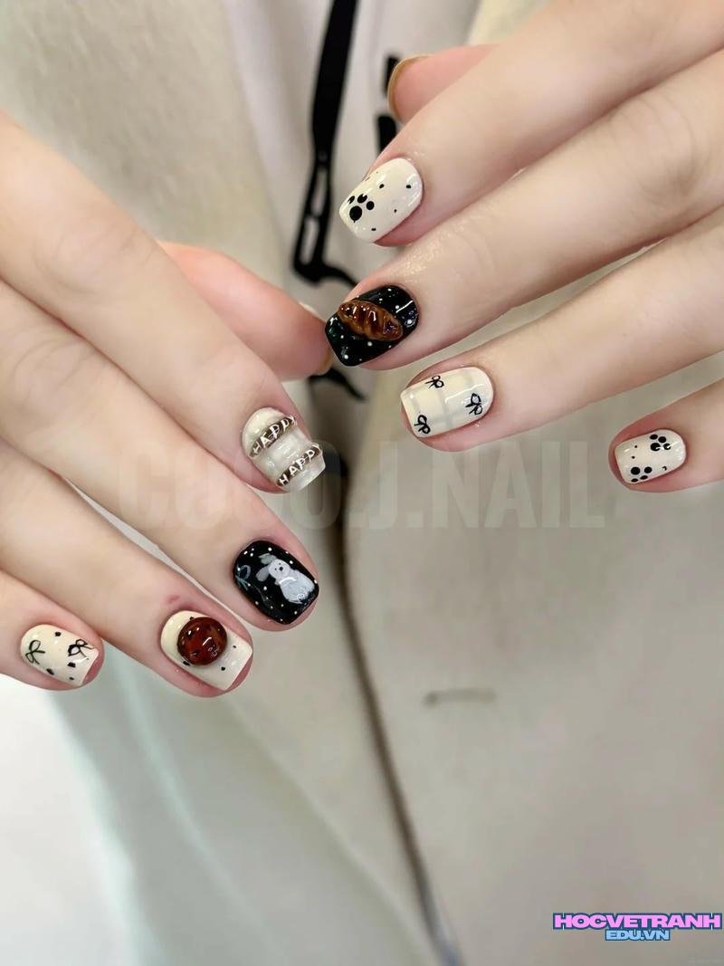 Tổng hợp ảnh nail vẽ hot