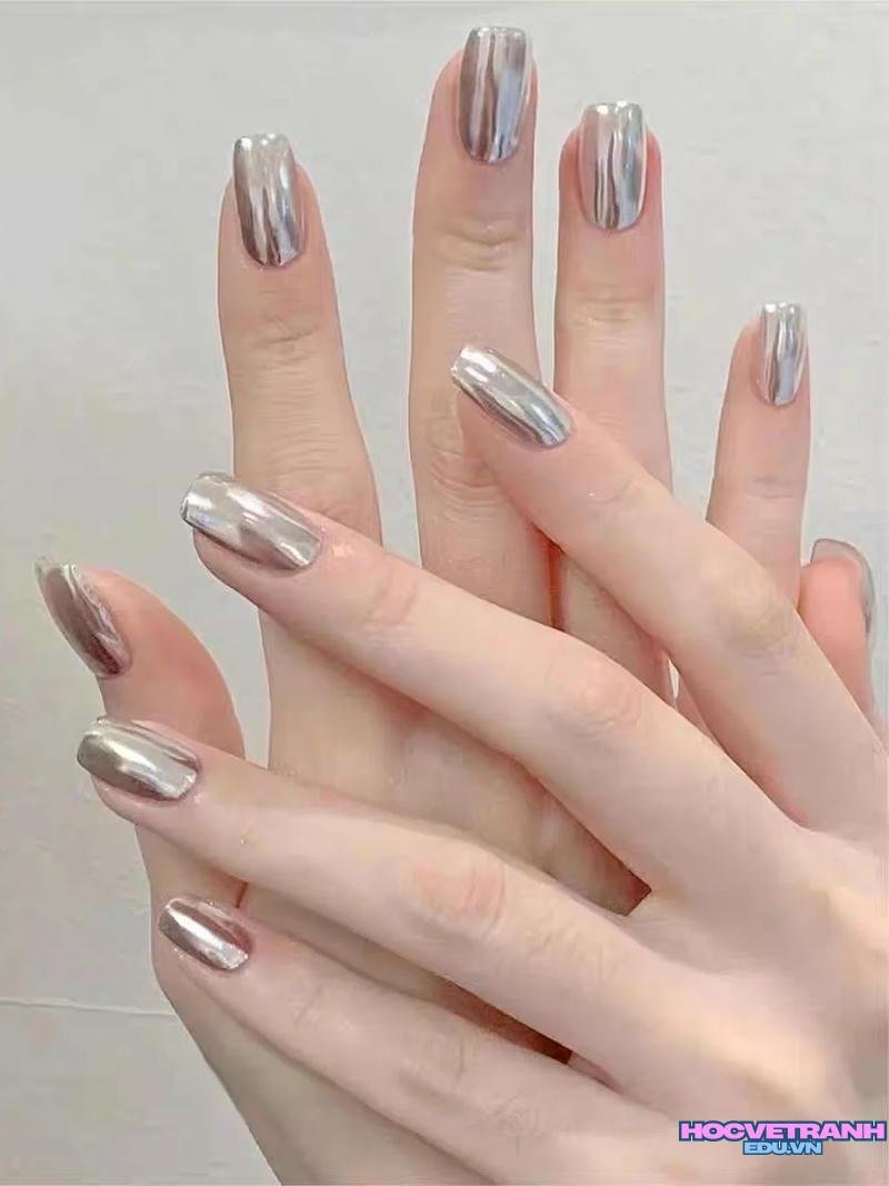 Tuyển tập bộ ảnh nail hợp mệnh kim miễn phí
