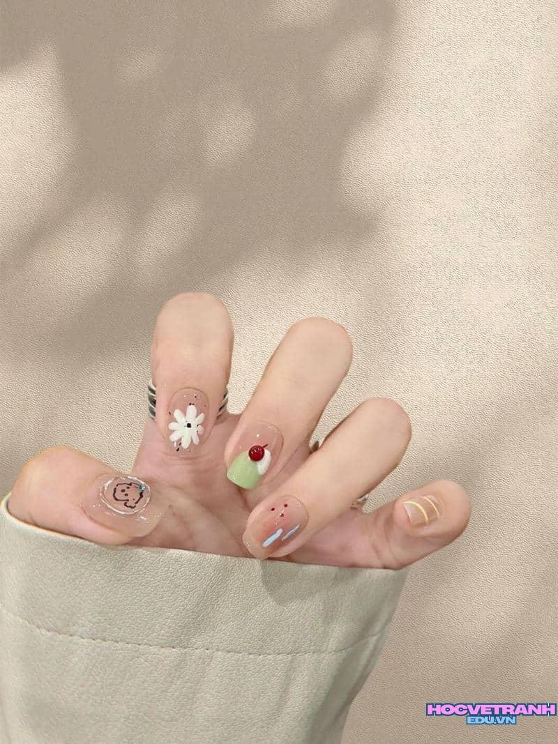 Tuyển tập bộ ảnh nail vẽ trend nhất