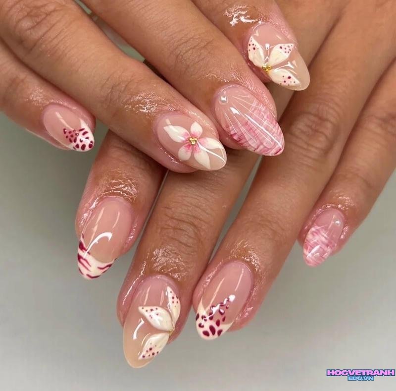 Tuyển tập bộ ảnh nail vỏ sò miễn phí