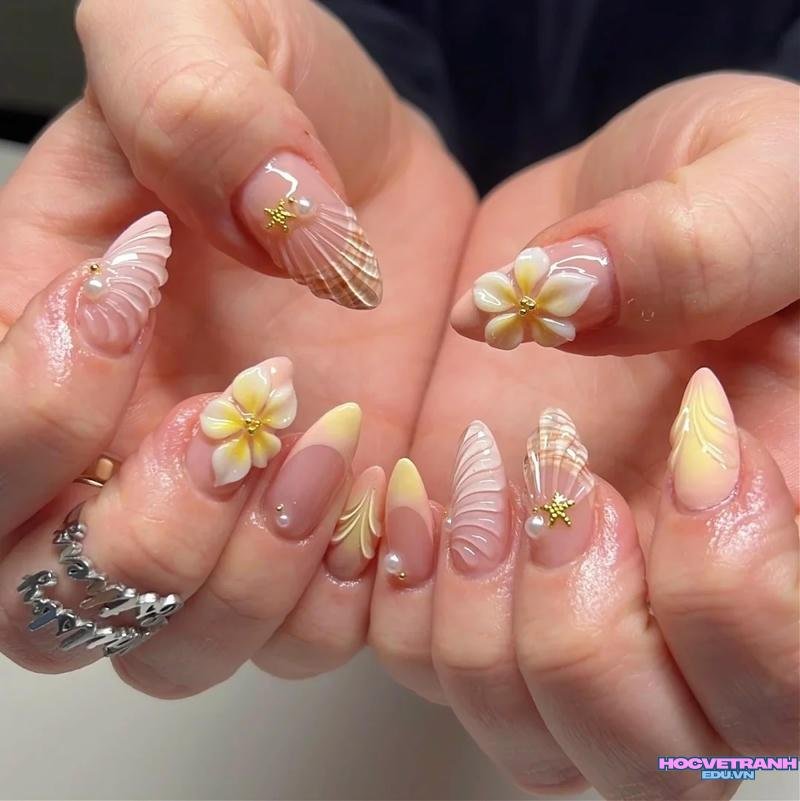 Xem ảnh nail đi biển đẹp nhất