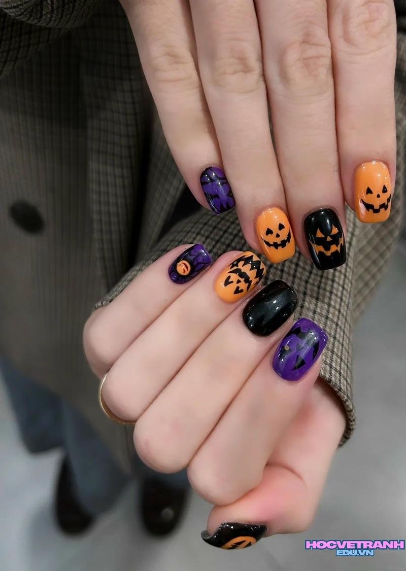 Xem ảnh nail halloween đẹp nhất