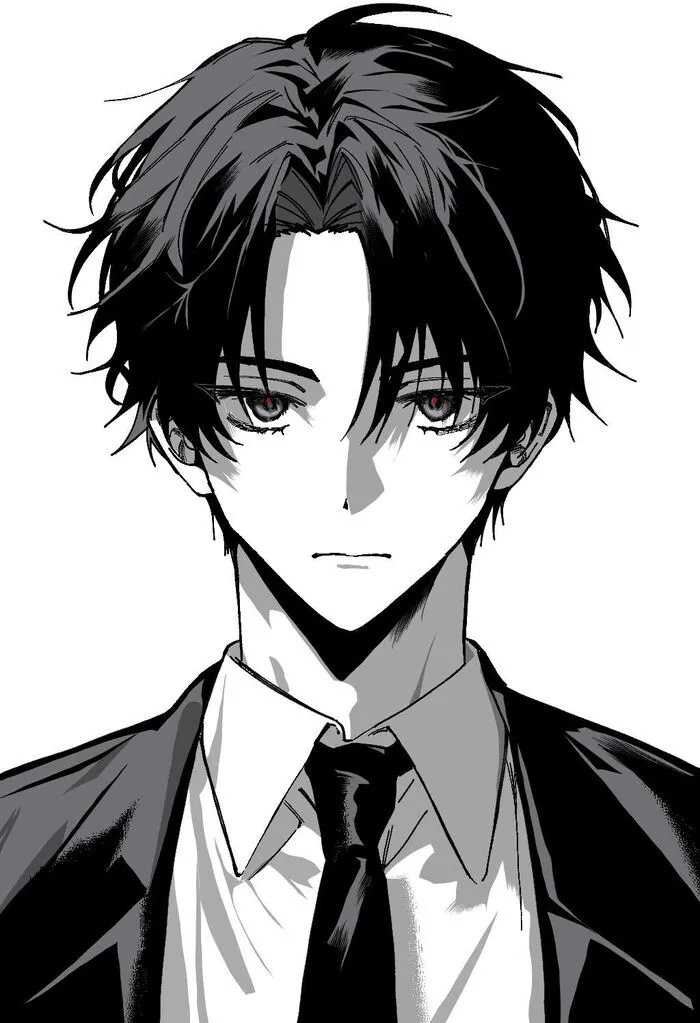 ảnh anime nam trắng đen hd ảnh anime nam trắng đen hd