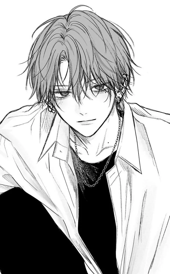 ảnh anime nam trắng đen hot ảnh anime nam trắng đen hot