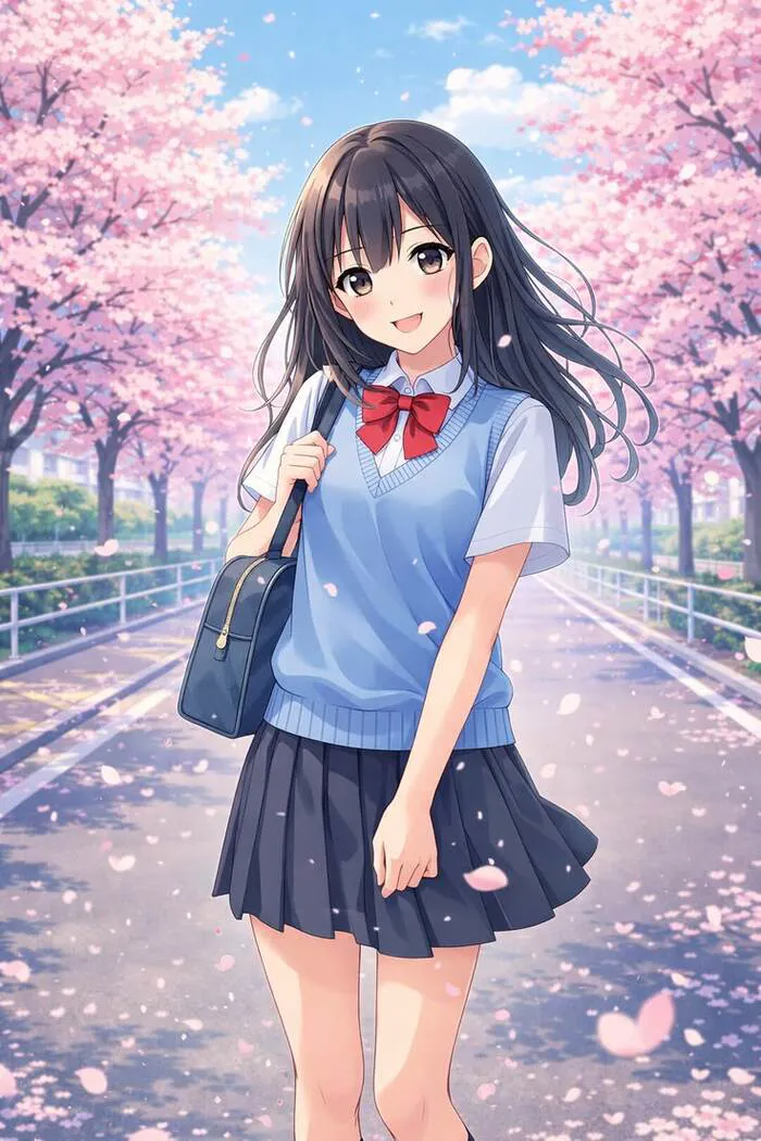 ảnh anime nữ học sinh hot nhất