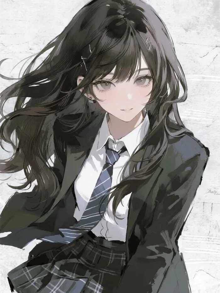 ảnh anime nữ học sinh ngầu