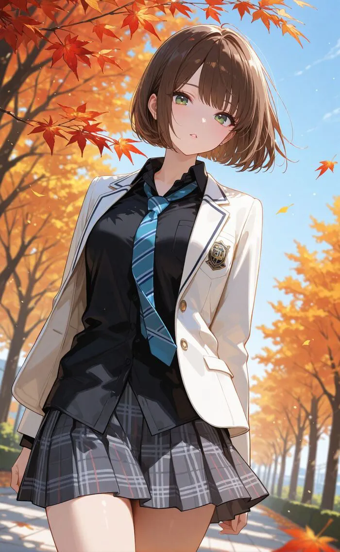 ảnh anime nữ học sinh siêu đẹp