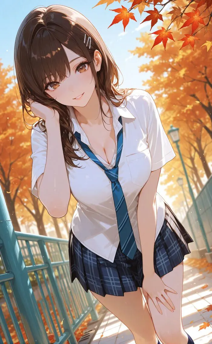 ảnh anime nữ học sinh siêu xinh