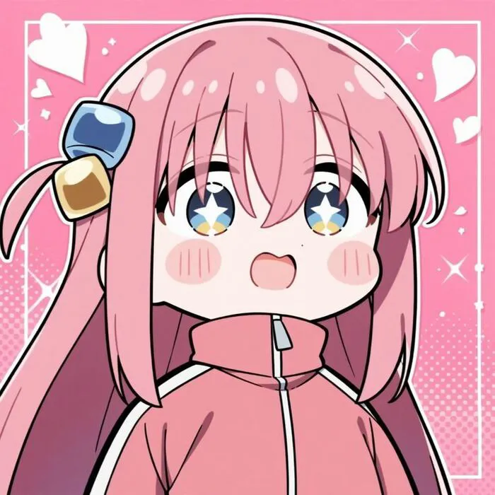 ảnh Bocchi Hitori chibi cute