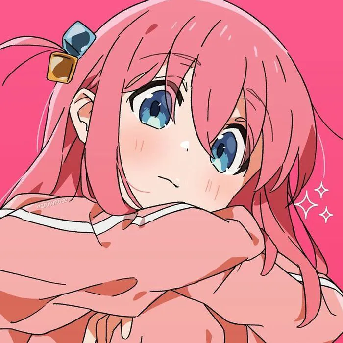 ảnh Bocchi Hitori mặt buồn